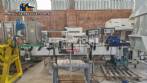 Etiquetadora autom�tica de doble cabezal para botellas planas Bauch Campos