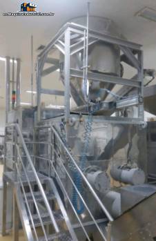 Tanque mezclador de acero inoxidable Kroma de 1100 litros