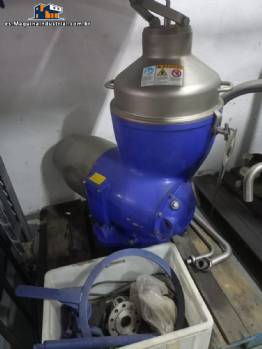 Separador centr�fugo de acero inoxidable para separar las fases de sangre animal Alfa Laval