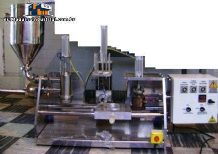 M�quina llenadora dosificadora de sellado de acero inoxidable para dulces Dmom