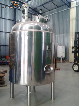 Reactor Starnox de acero inoxidable de 1800 litros