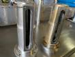 Llenadora rotativa gravimtrica de acero inoxidable con cabina