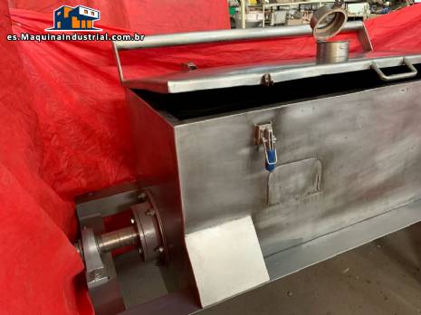 Mezclador de paletas de acero inoxidable de 600 litros para polvos