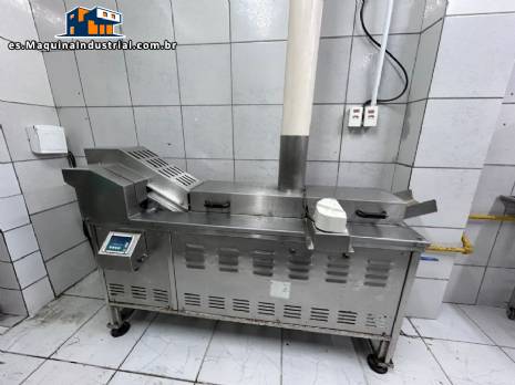 Freidora continua de acero inoxidable MCI para patatas fritas y snacks salados