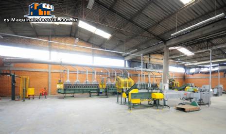 L�nea completa para la producci�n de lana de acero