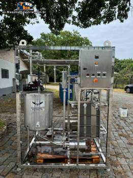 Pasteurizador de acero inoxidable para lquidos, jugos, leche, Innova Inox, 2.000 litros por hora