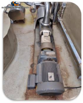 Bomba helicoidal positiva en acero inoxidable 316 Netzsch 10 m³/h