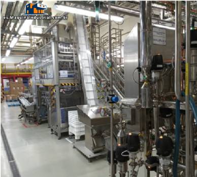 M�quina llenadora autom�tica para envasado de bolsas stand up preformadas Gualapack