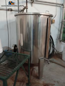 Tanque de acero inoxidable Zegla de 1.000 litros con hervidor