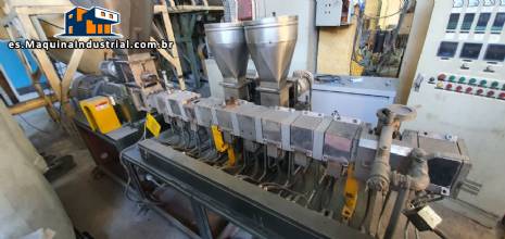 L�nea completa de extrusoras de doble tornillo TwinScrew