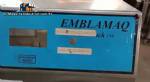 M�quina de embalaje del paquete de flujo Emblamaq