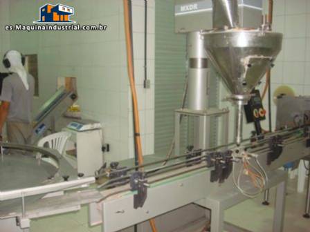 llenado de polvo en frascos de Masipack - Maquina Industrial