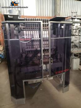 M�quina llenadora de sobres de 12 v�as IMA Tecmar para polvos l�quidos.