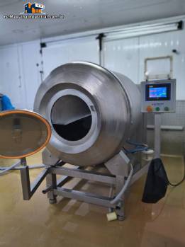 Bombo masajeador de carne al vacío Intermec de acero inoxidable y 1.500 litros de capacidad Bombo masajeador de carne al vacío Intermec de acero inoxidable y 1.500 litros de capacidad