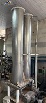 Carbonatadora de 2 columnas para bebidas carbonatadas, cervezas, Metalúrgica Metalbras, 6.000 litros Carbonatadora de 2 columnas para bebidas carbonatadas, cervezas, Metalúrgica Metalbras, 6.000 litros