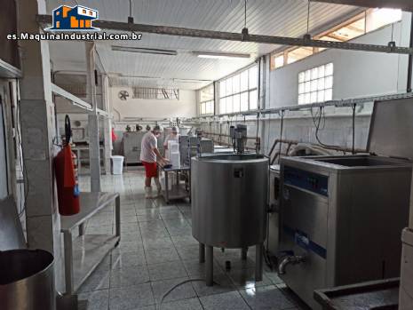 Línea para la fabricación de helados açaí y paletas heladas Línea para la fabricación de helados açaí y paletas heladas